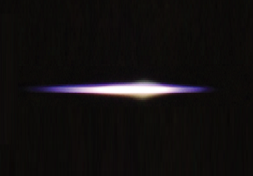 Laser filament photograph